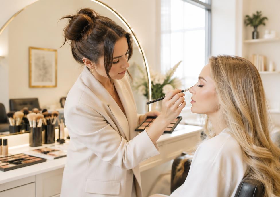 Illustrative makeup artists photo